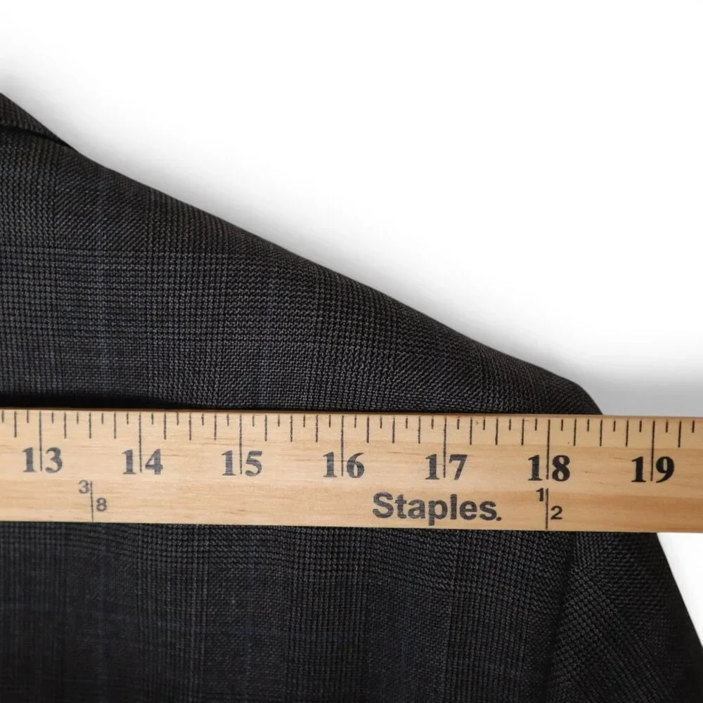 Djay Couture Paris Scabal English Cloth Men's 40 Bespoke Wool Sport Coat Jacket